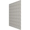 Ekena Millwork 19 5/8in. W x 19 5/8in. H Coralie EnduraWall Decorative 3D Wall Panel Covers 2.67 Sq. Ft. WP20X20CIGBW - alternate 3